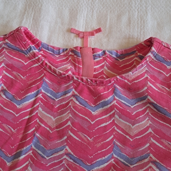 Vineyard Vines girls size Small or 7/8 3/4 sleeve water color whale tale dress - Picture 6 of 6